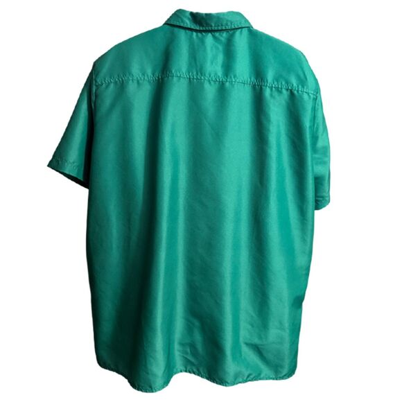 Arvil Hill Green St. Patrick's Day Shamrock Short Sleeve Button Down Shirt XXL - Picture 4 of 13